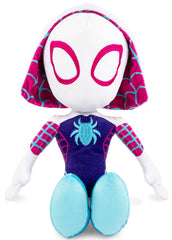 Jay Franco Marvel Spidey Ghost-Spider pillow buddy side view showing soft plush
