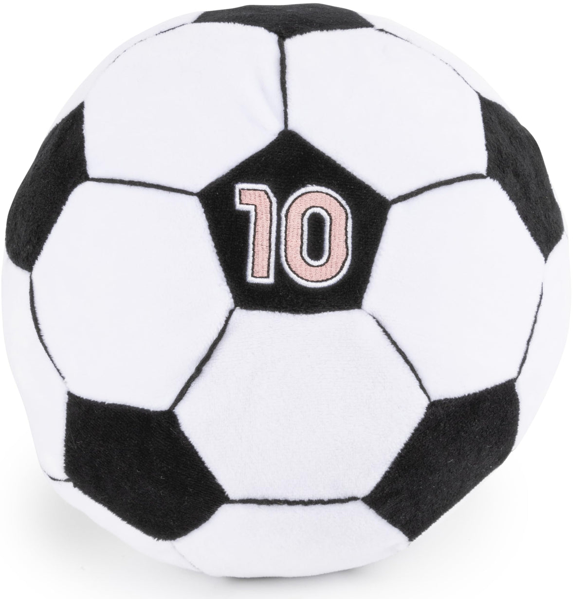 Jay Franco Messi plush pillow-ball front view for cozy lounging and soccer fan decor.