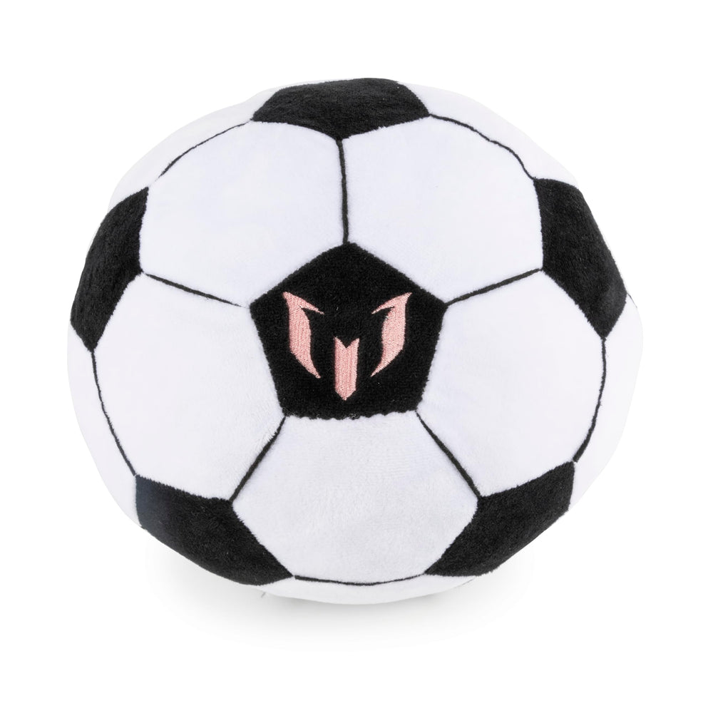 Jay Franco Messi plush pillow texture close-up showing ultra-soft microfiber feel.