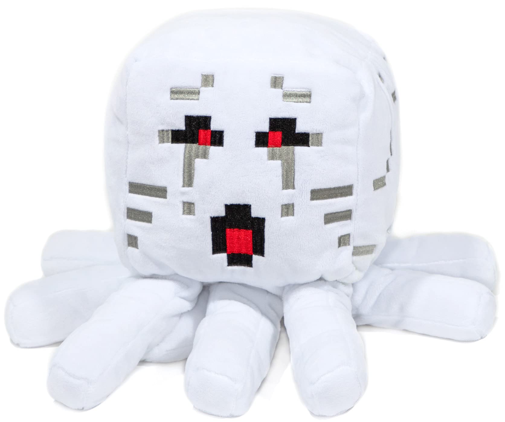 Minecraft Ghast plush from Jay Franco in car scene for portable comfort on the go