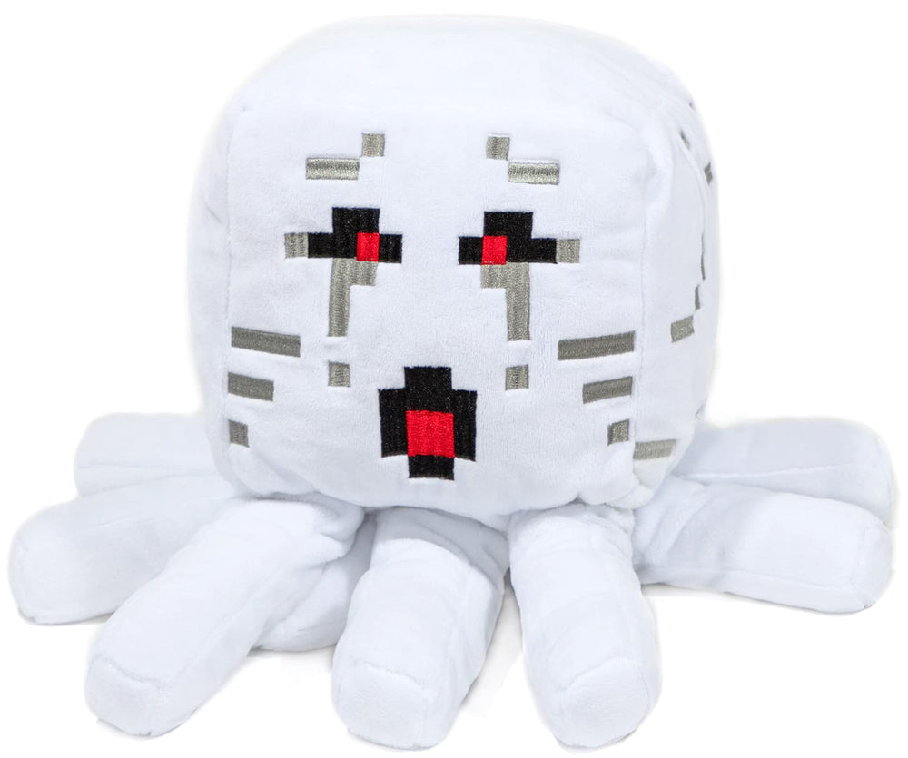 Minecraft Ghast plush from Jay Franco in car scene for portable comfort on the go