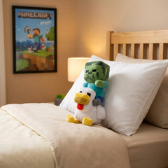 Jay Franco collectible Minecraft plush adds playful room decor.