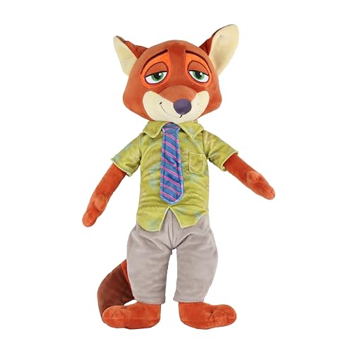 Nick Wilde plush pillow buddy side view ready for travel and naps