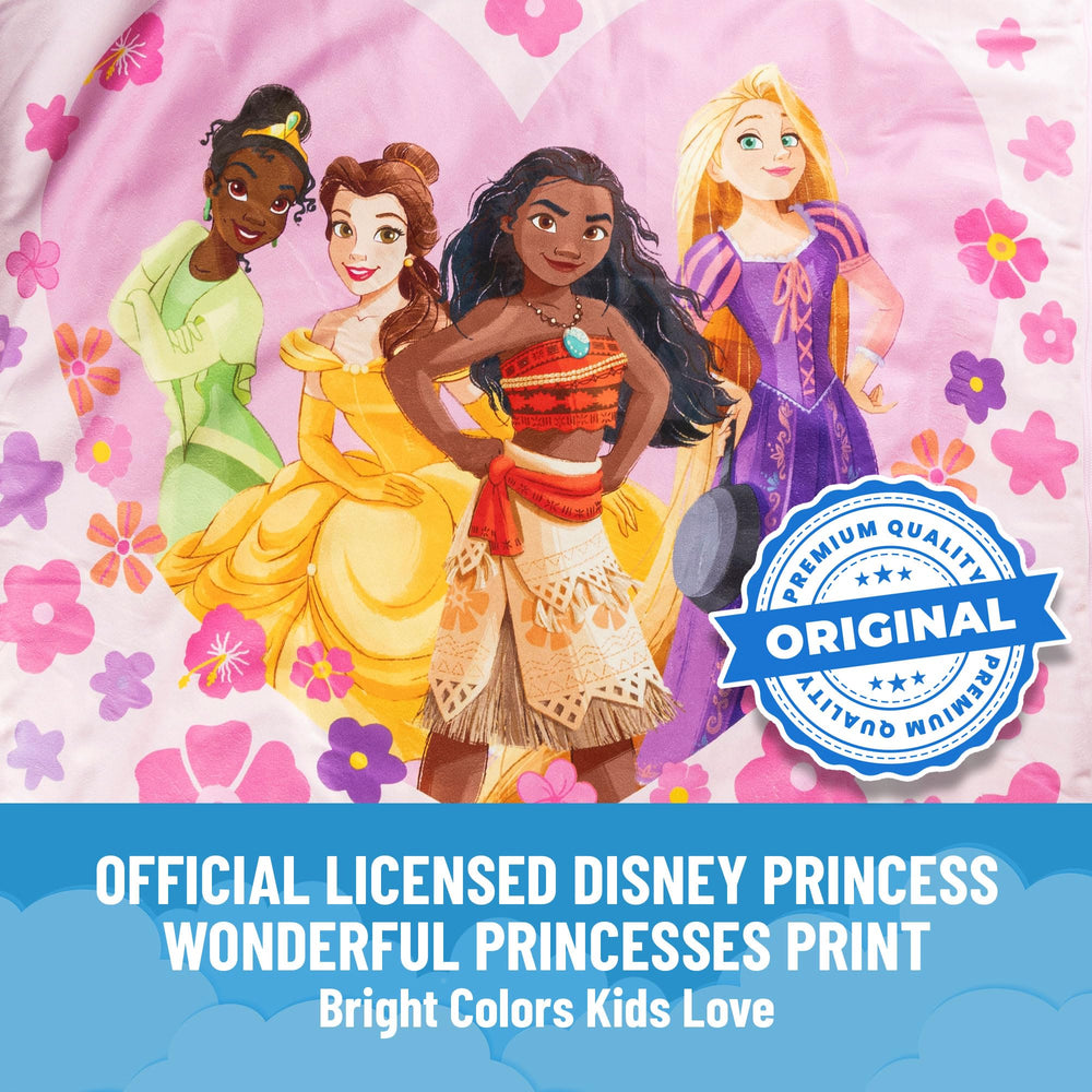 Jay Franco Princess gift-ready set for sleepovers and play.