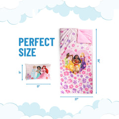 Jay Franco Princess pillow 17x11 plush comfort for naps.