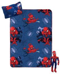 Jay Franco Spiderman travel blanket 40x50 inches, soft and warm for on-the-go comfort
