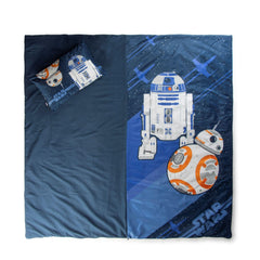 Jay Franco Star Wars slumber bag roll-up design for storage
