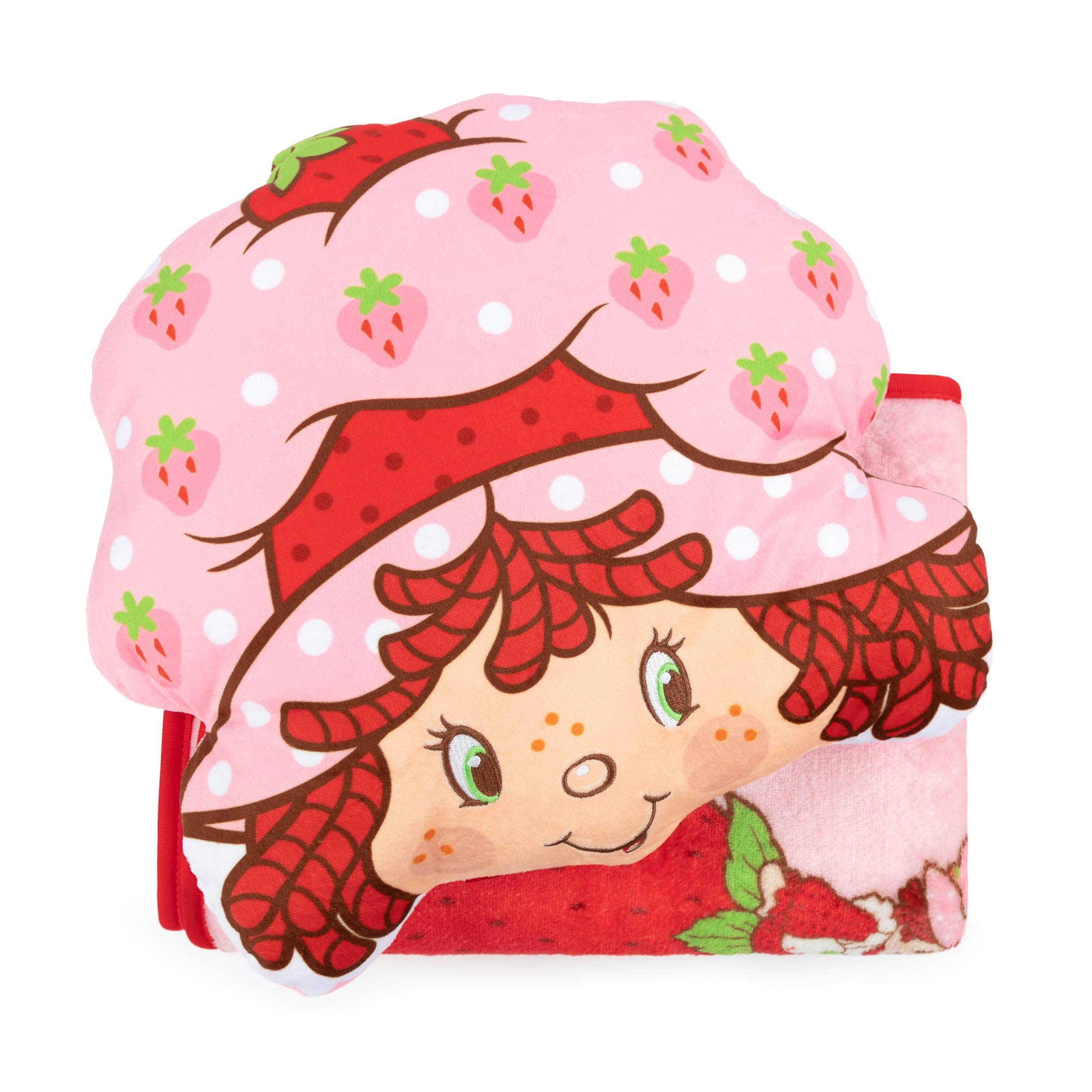 Vibrant Jay Franco Strawberry Shortcake Nogginz design boosts room charm