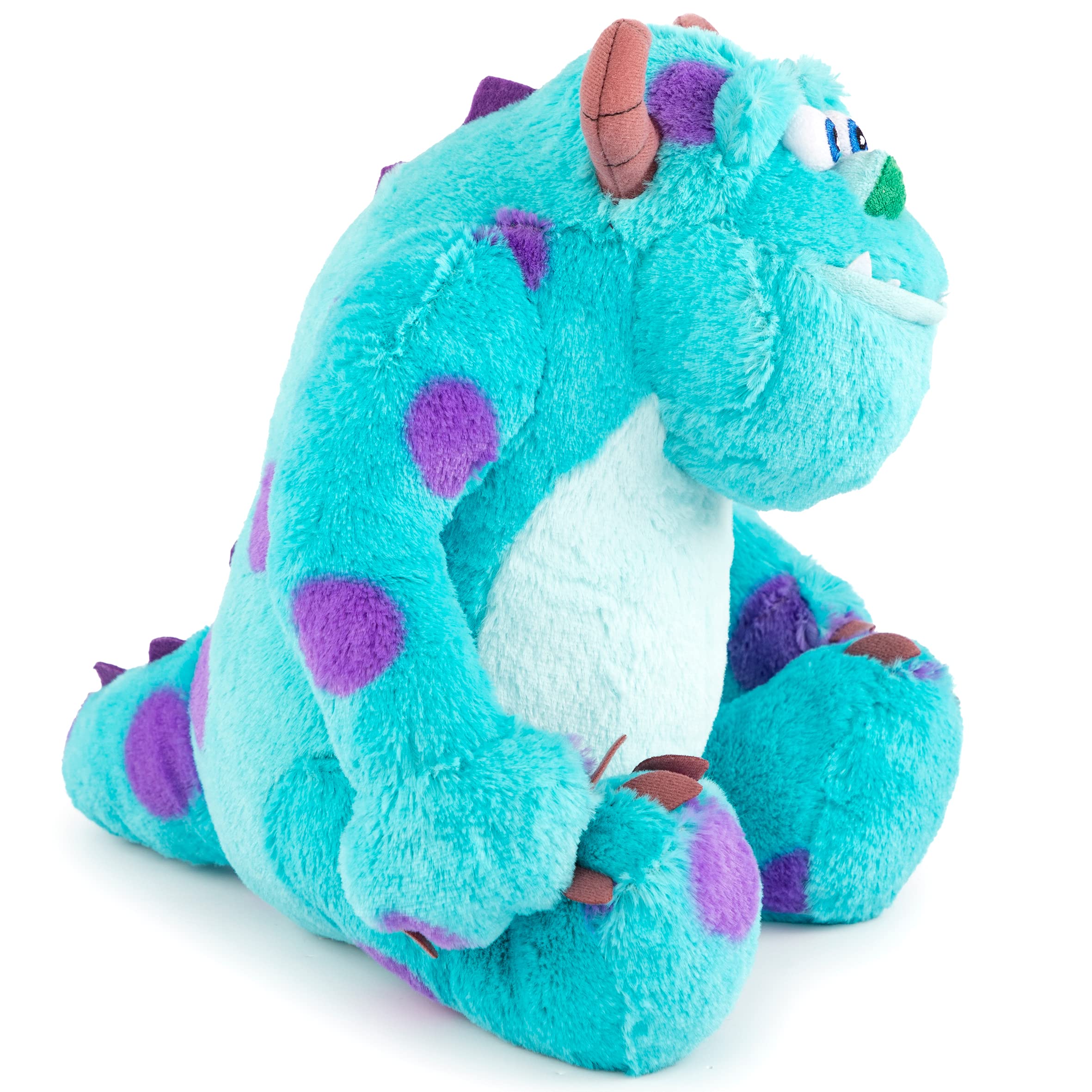 Jay Franco Sully pillow buddy side view, soft microfiber comfort for playtime and naptime.
