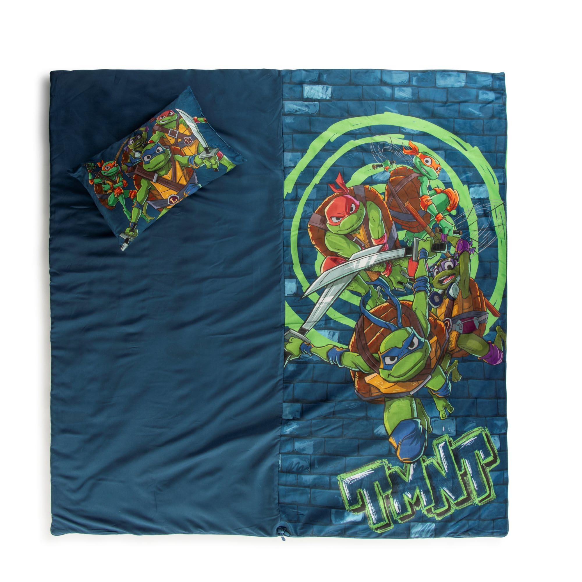 Jay Franco TMNT nap mat 54x27 providing soft support for daytime naps.