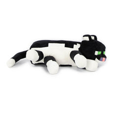 Jay Franco Minecraft Tuxedo Cat Plush close-up highlights plush fabric texture and durability.