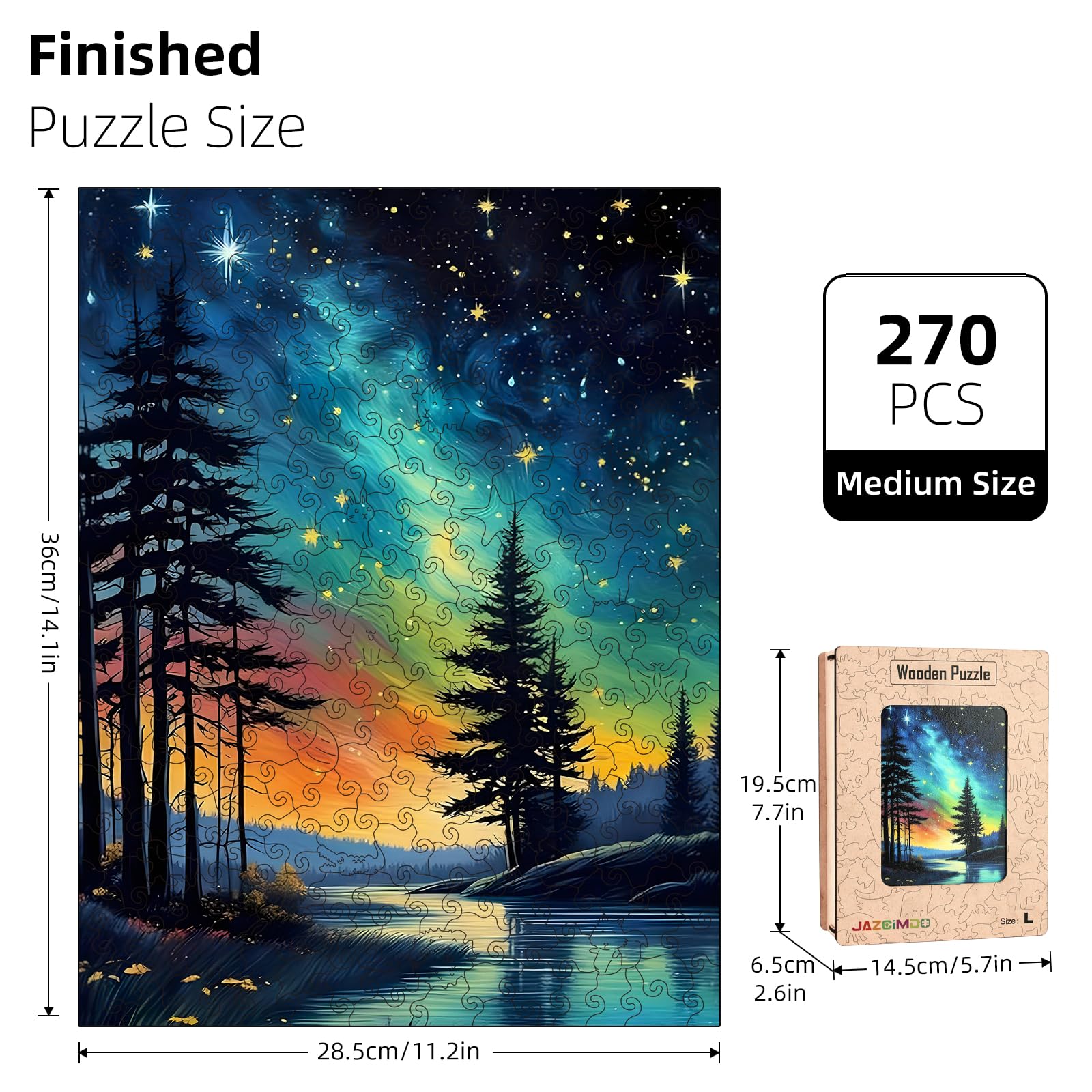 Jazcimdo bright colors stay vibrant through repeated viewing and handling.