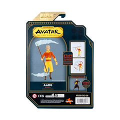 Jazwares Aang 4.5-inch figure fits shelves and display dioramas.