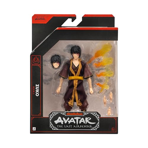 Jazwares Avatar Zuko alternate faceplate enhances expression variety for display and storytelling