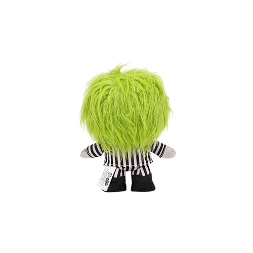 Jazwares Beetlejuice plush, 8-inch size, ready for shelf display.