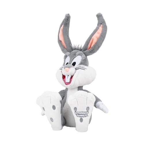 Jazwares Bugs Bunny plush ears, iconic silhouette for display and play
