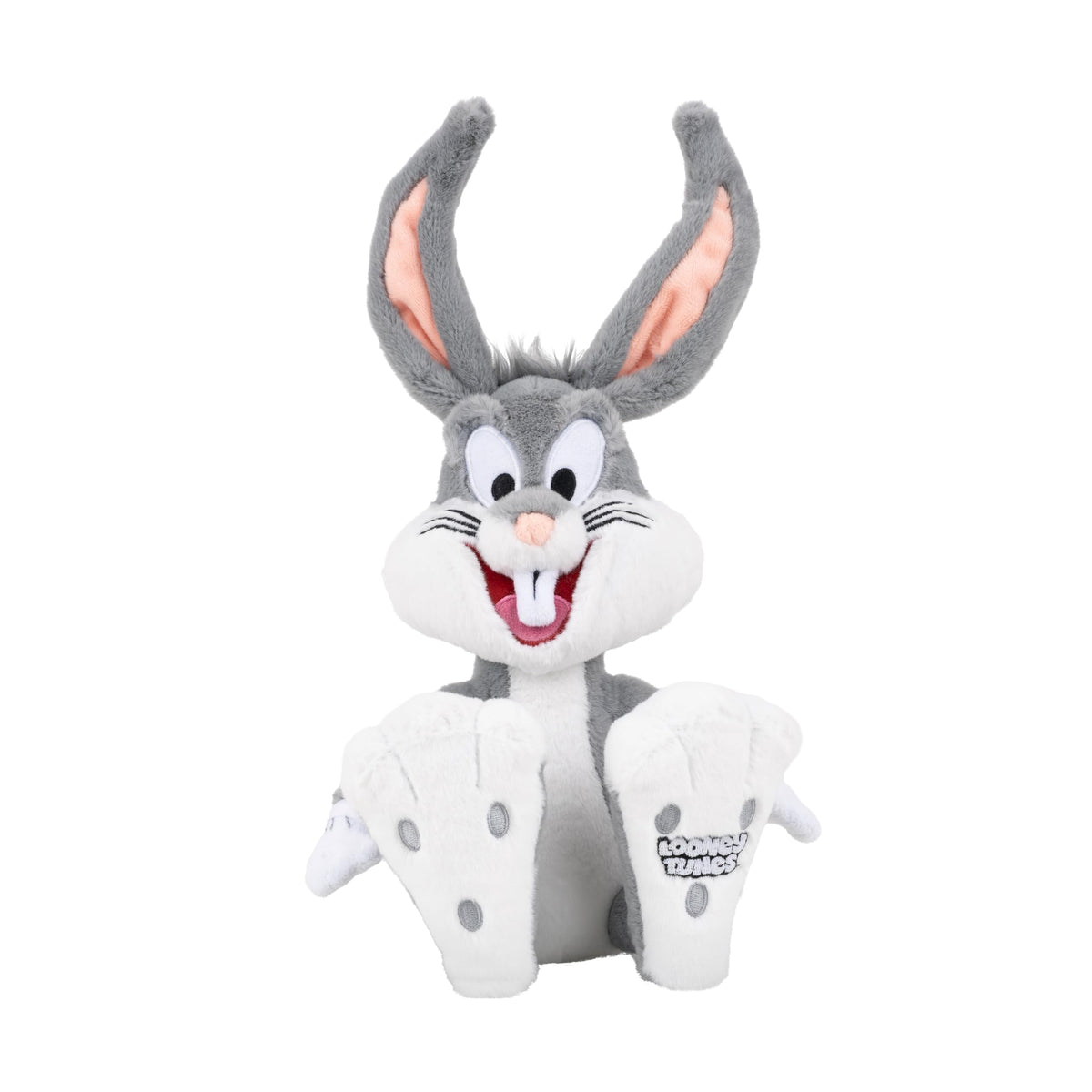 Jazwares Bugs Bunny plush face detail for ultra-soft cozy snuggles