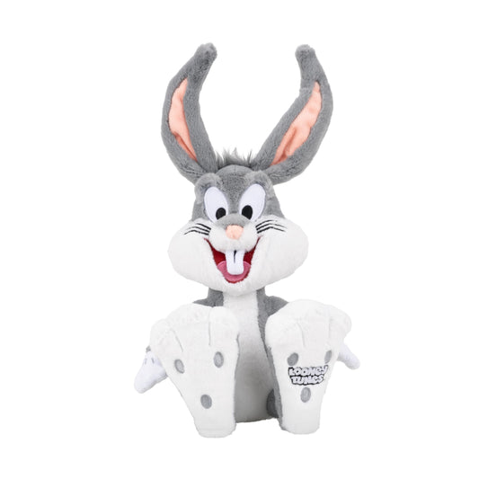 Jazwares Bugs Bunny plush face detail for ultra-soft cozy snuggles