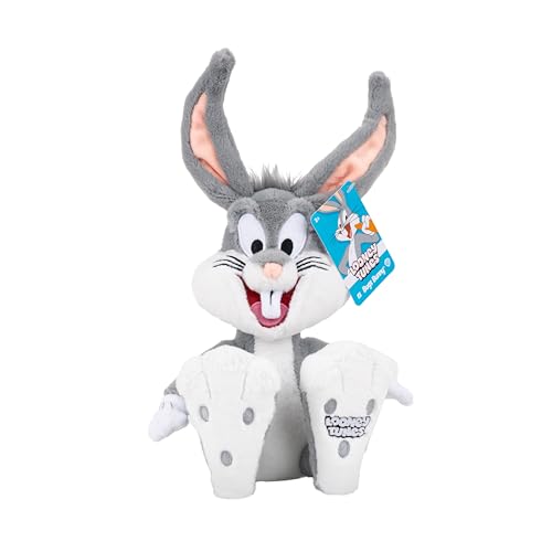Jazwares Bugs Bunny plush foot-printed design, nostalgic Looney Tunes detail