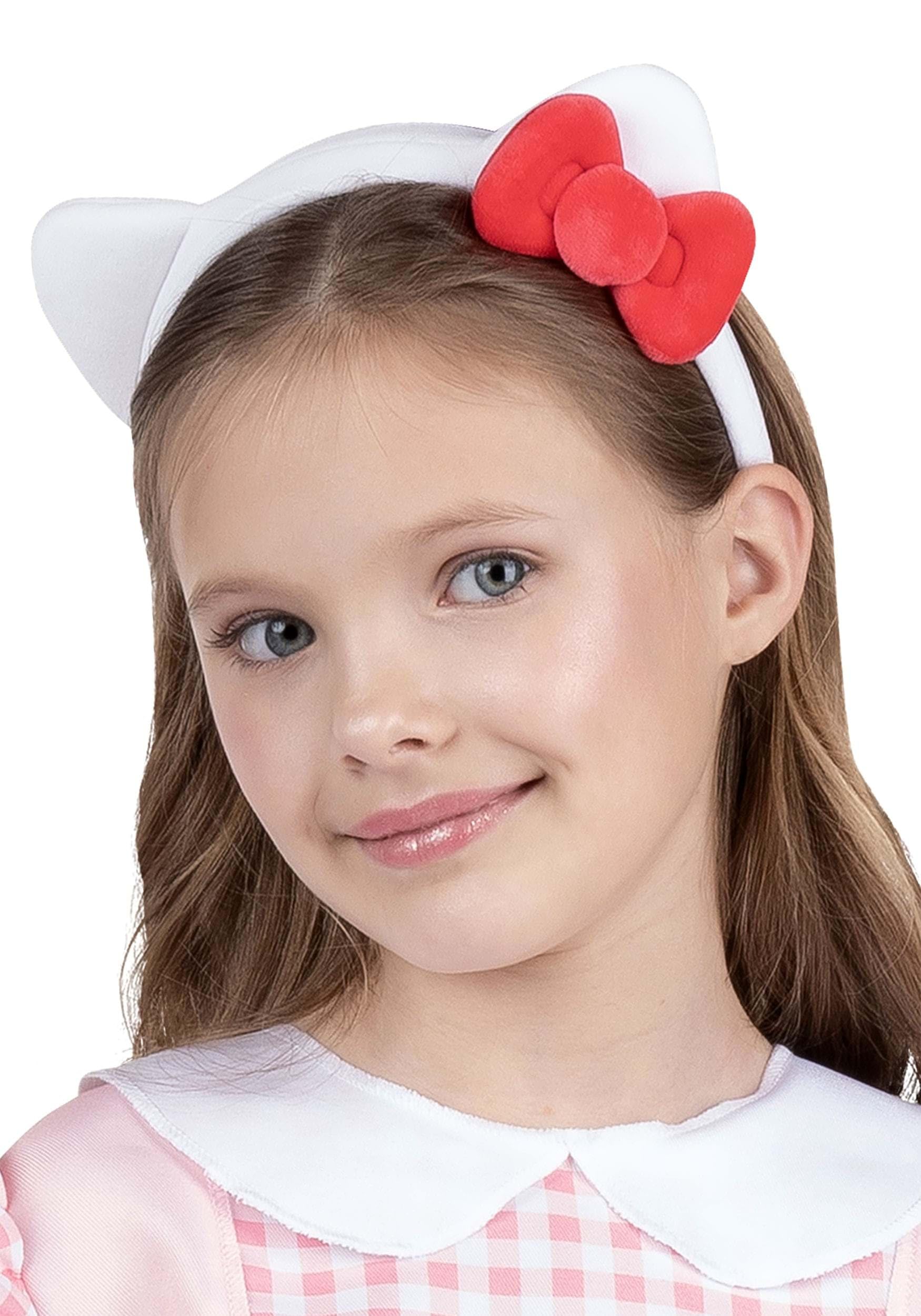 Jazwares Costume Play Hello Kitty fabric closeup reveals print quality