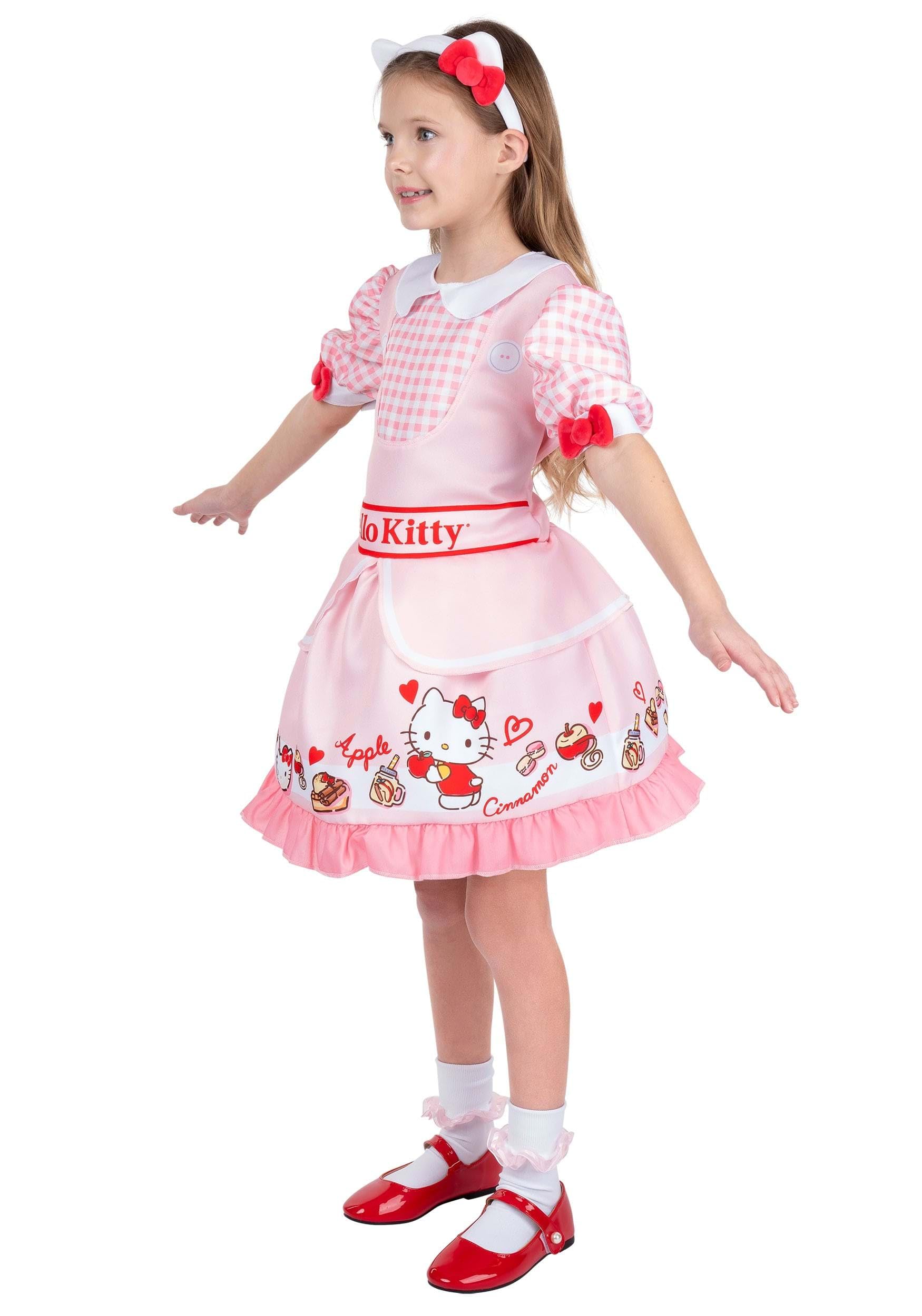 Jazwares Costume Play Hello Kitty headband with ears and red bow completes the look