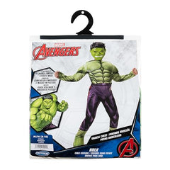 Jazwares Costume Play Hulk padded jumpsuit detail highlights soft, cushioned wear.