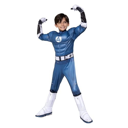 Jazwares Mr. Fantastic printed pattern echoes Fantastic Four design.