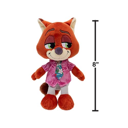 Jazwares Nick Wilde plush in-uniform image inspires roleplay and character moments.