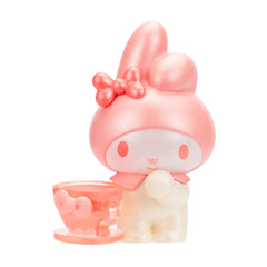 Jazwares Glitter Hello Kitty teddy bear accessory for display.