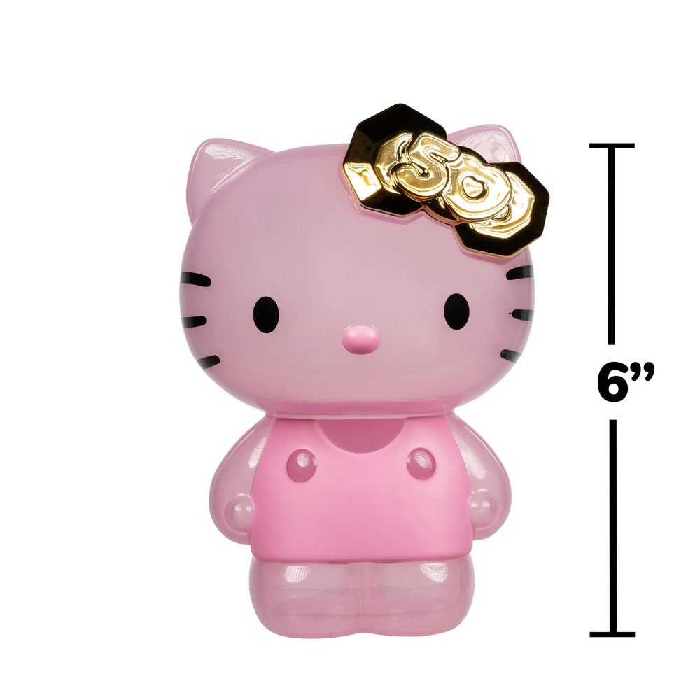 Jazwares Hello Kitty 50th Anniversary nesting figure in flocked finish, soft texture.