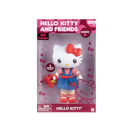 Series 1 Hello Kitty figure showing poseable joints for creative poses