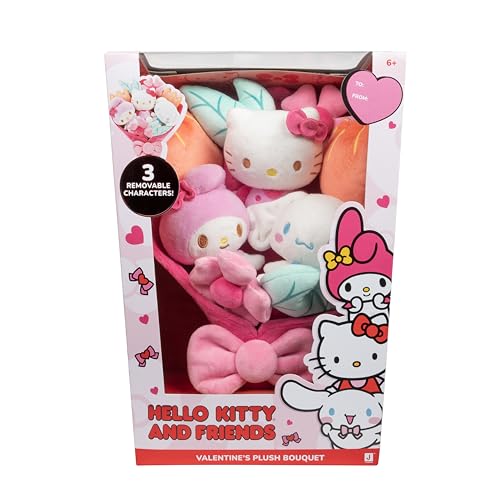 Jazwares Hello Kitty and Friends plush bouquet with My Melody for celebrations and keepsake décor