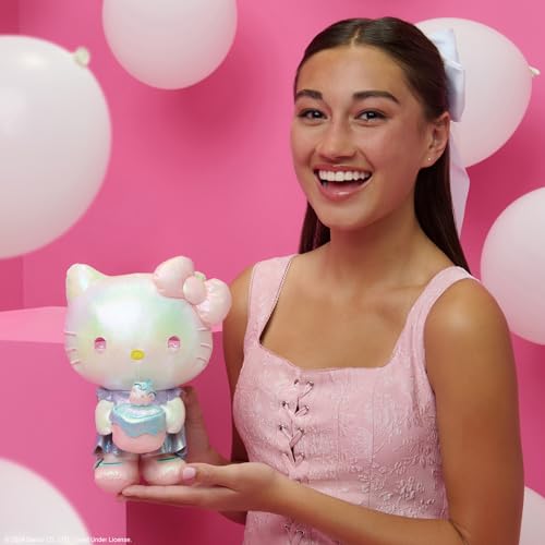 Jazwares Hello Kitty Ultra Premier 8-Inch plush pink purple shimmer colorway