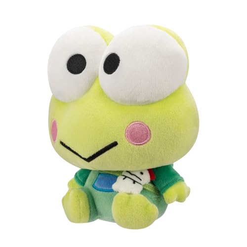 Jazwares Keroppi embroidered details enhance charm and collectibility.