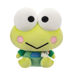 Jazwares Keroppi hoodie plush 8-inch cuddle buddy with soft fabric for cozy hugs.