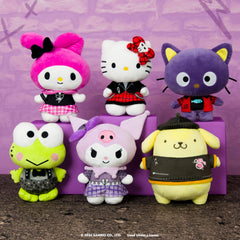 Jazwares Keroppi Punk Plush 8-inch plush ideal for play and display