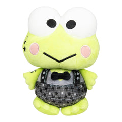 Jazwares Keroppi Punks plush in punk style for display and cuddle