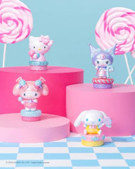 Jazwares Kuromi Candy Wonderland mini figure with sweet styling, perfect for collection display