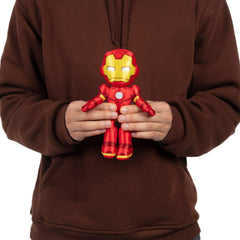 Jazwares Marvel Iron Man plush packaging photo, perfect gift-ready presentation