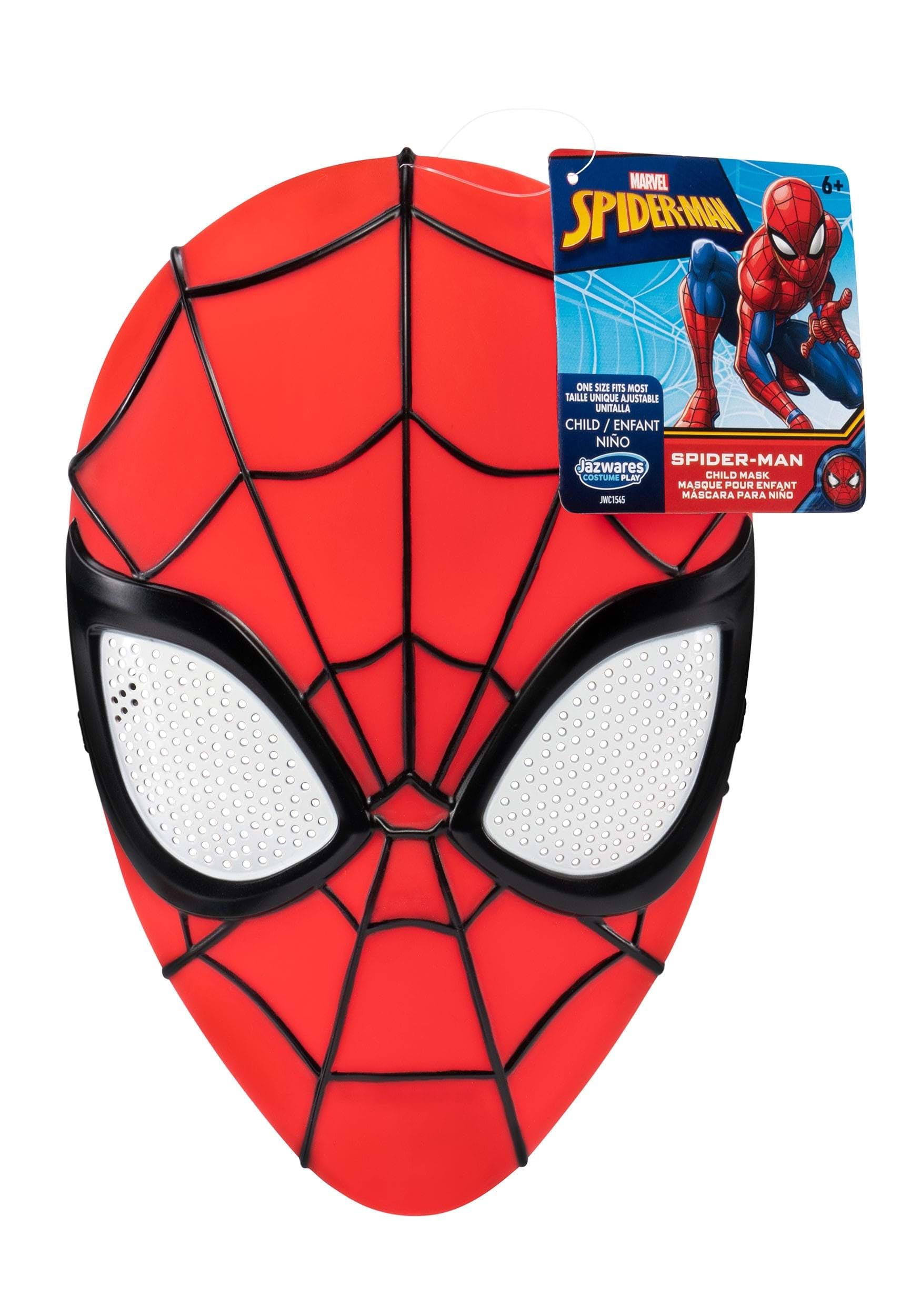 Jazwares Marvel Youth Spider-Man Mask official licensed product for kids' play.