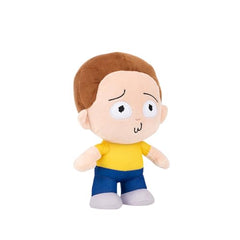 Jazwares Morty plush close-up eyes, captures Morty’s signature expression for display