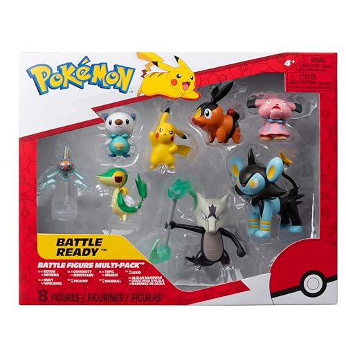 Jazwares Pokemon Battle Figure 8 Pack Tepig 2-inch figure for imaginative play