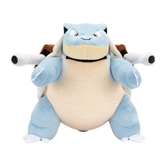 Jazwares Pokémon Blastoise plush 12-inch front view for cuddling.