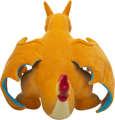 Jazwares Charizard face details evoke faithful likeness and appeal.