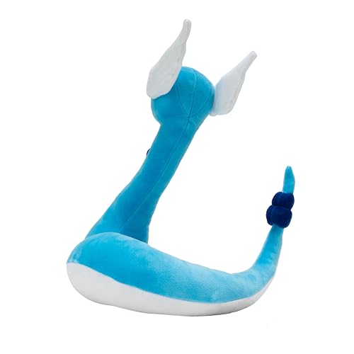 Soft fabric texture of Dragonair plush, ideal for hugs and bedtime comfort.