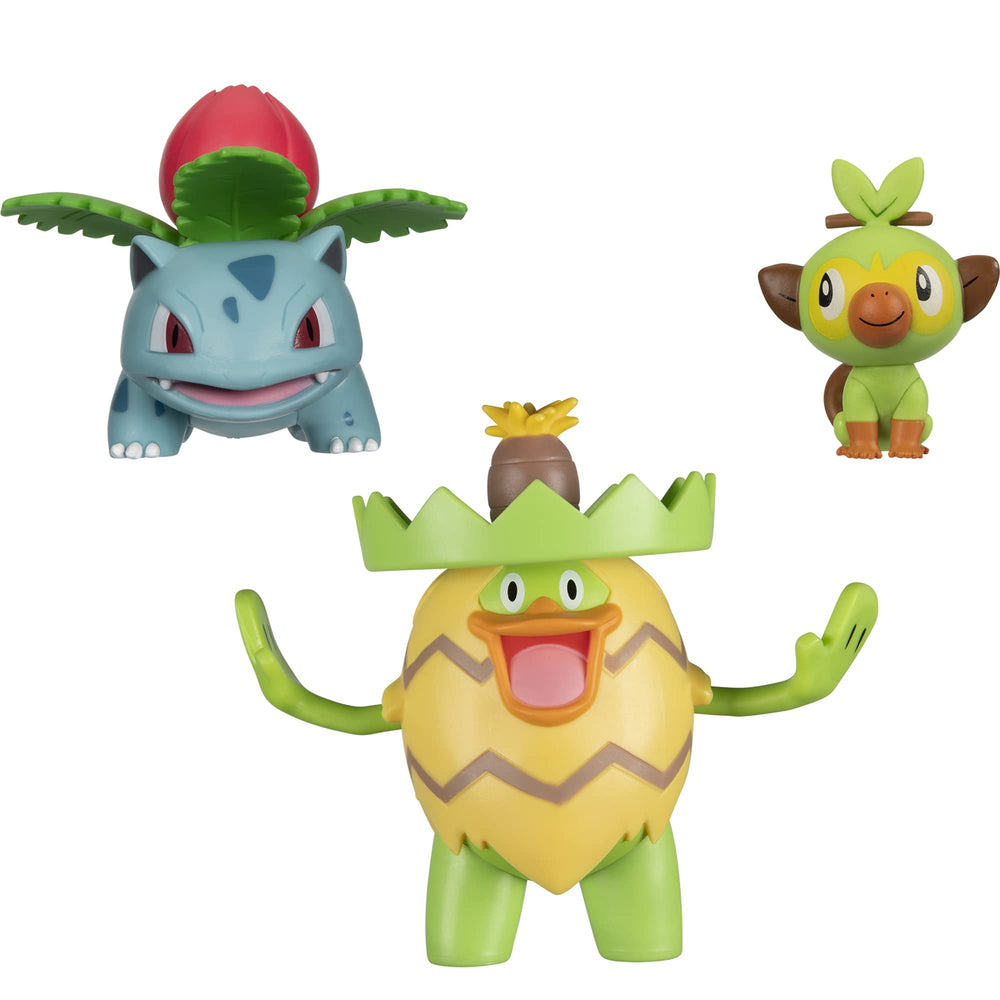 Jazwares Pokémon Ludicolo figure in action pose for imaginative battles.