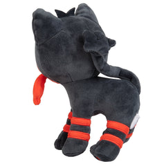 Jazwares Pokémon Litten plush 8in ear detail, expressive ears.