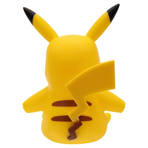 Jazwares Pikachu Select vinyl figure texture close-up highlights material quality.