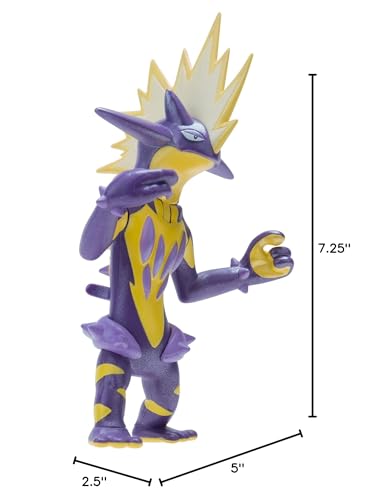 Jazwares Pokémon Select Evolution: 3-inch Toxtricity figure with articulated limbs boosts poseability.