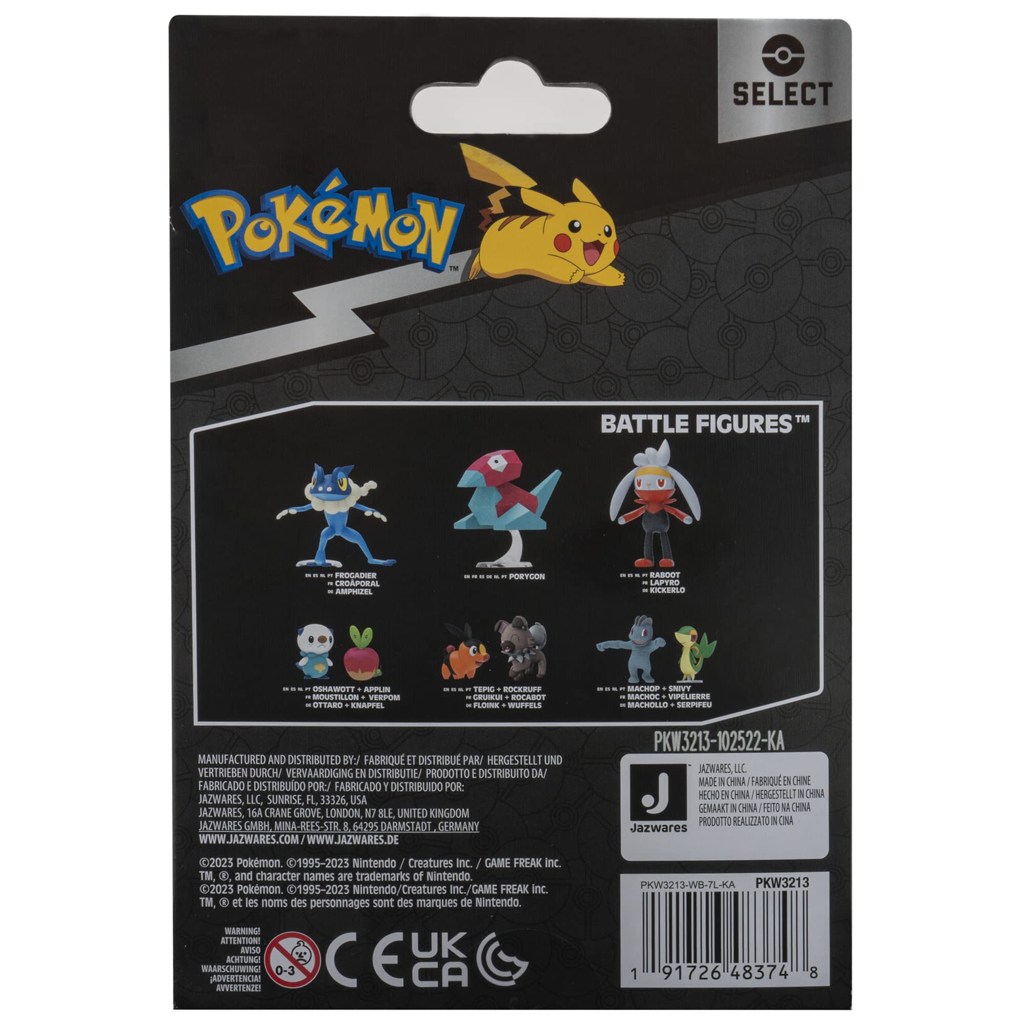 Jazwares Pokémon Select Evolution: Officially licensed Pokémon product by Jazwares.